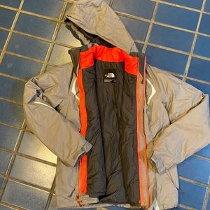 3-in-1 North Face Women’s Small S Jacket Grey and Coral